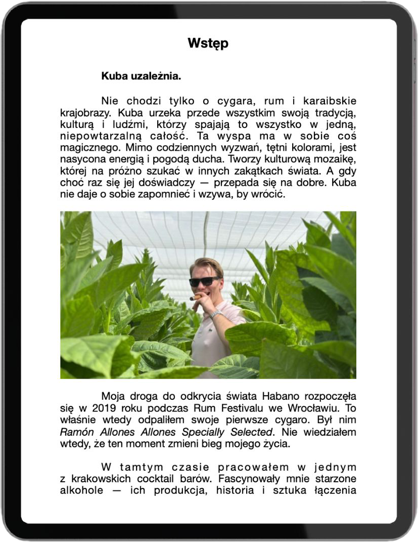Ebook Odkryj świat Habano rozpoczynam swoją osobistą historią